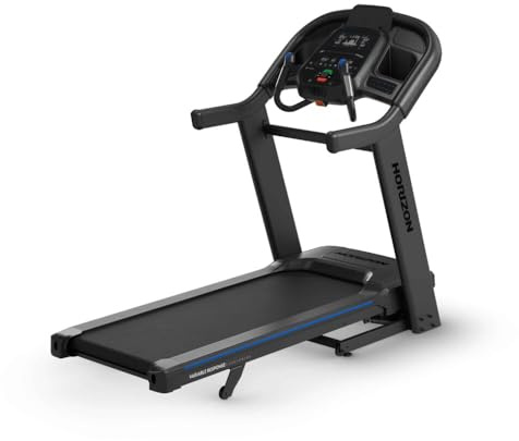 Horizon Fitness 7.4AT Laufband mit schneller Einstellung von Geschwindigkeit und Steigung mit QuickDial Drehreglern