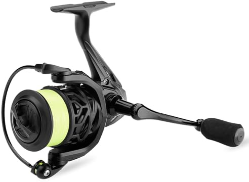 Fishing-King Tackle Spinnrolle 1000-4000 | Angelrolle mit Schnur für Forelle, Barsch, Zander & Hecht | Frontbremse