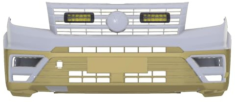 LED-MARTIN Kühlergrill-Einbausatz für 204mm Scheinwerfer | VW T6.1 Facelift all 2015-2024