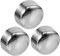 Mipcase Couvercles de Shaker en Acier Inoxydable Universels 3Pcs Couvercles pour Shaker à Cocktails Accessoires de Bar Compatible Lave- pour Barmen à