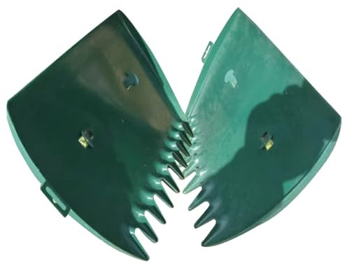 Dorccsi Raccoglitore di Foglie 2 Pezzi da 13, 4x10, 2 Pollici, raccogli Foglie in plastica con Manici, Pala per, rastrello da Giardino Riutilizzabile per, rifiuti, rifiuti da Giardino, rastre