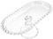 UTHCLO Plat de Verre Élévé pour Fruits et Desserts Assiette Vintage Verre pour Gâteau Bonbons Snacks Support Élégant pour Cuisine et Salon