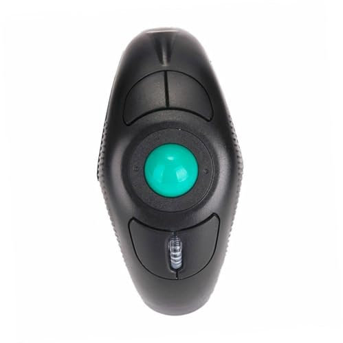 SHINEOFI Mouse Wireless Portatile Ergonomico con Trackball Controllo con Design Off Table Per Laptop e Desktop Nero