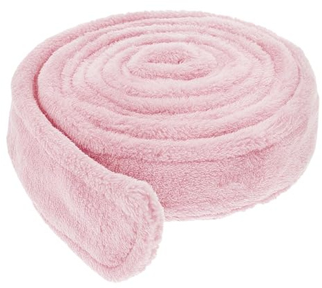 CIATBYYJ Robe Belt Replacement, Soft Flannel Robe Tie Replacement for Waistband Pajamas Bathrobe Tie Waist Belt Hotel Spa Robes (63-67 Inch, Light Pink)