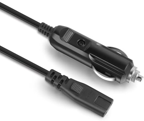 Générique Câble d’Alimentation Universel 12V 24V pour Boîte à Lunch Chauffante, Adaptateur Allume-Cigare pour Voiture Camion, Compatible avec la Plupart des Réchauds Portables