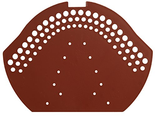 2 Stück PVC Firstendscheibe First/Grat Abdeck Deckel, Firstentlüftung (Ziegelrot)