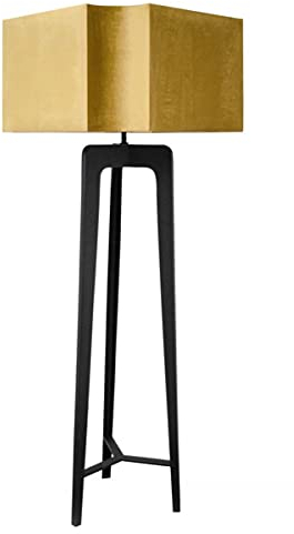 Casa Padrino Luxus Stehleuchte Mattschwarz 75 x H. 188 cm - Hotel Restaurant Möbel