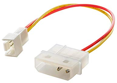 AKYGA AK-CA-36 Molex Stecker auf 3 pin 5V Stecker Adapter Stromkabel 15cm