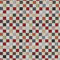 Kt KILOtela - Polsterstoff, Dekostoff, Gobelin Jacquard, Polsterung für Stühle, Sofas, Möbel, Modische Accessoires, Tischdecke, Vorhang, Dekoartikel, Kariet, Klein, Mehrfarbig, Beige ─ 1 Metre