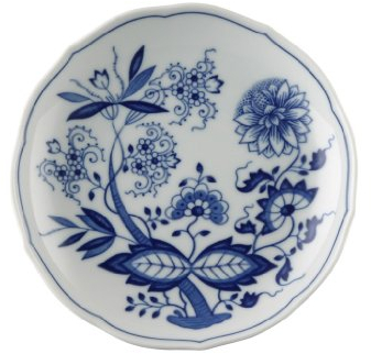 EKM Living Hutschenreuther Vorteilset 4 Stück Blau Zwiebelmuster Blau Zwiebelmuster Tee-Untertasse 02001-720002-14641 und Gratis 1 x Trinitae Körperpflegeprodukt