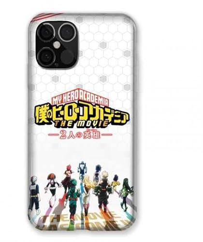Cokitec Schutzhülle für iPhone 12/12 Pro, Manga My Hero Academia, Weiß