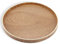 Holz-Schale zum Dekorieren, Rundes Holztablett, Tablett Serviertablett, 30cm Hölzerner Platten Tablett Holz Küchentablett Holztablett Serviertablett aus Holz für Tee, Obst, Süßigkeiten, Lebensmittel