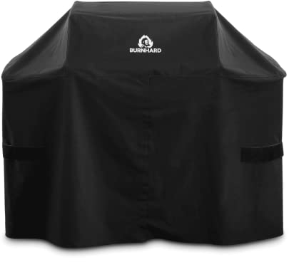 BURNHARD Grill Abdeck-Haube Fat FRED 156 x 129 x 92,5 cm, Universal Grillabdeckung wasserdichtes BBQ Cover Schutzhülle, winterfeste Abdeckplane für Grills aus robustem Material, UV-resistent