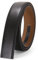 Nelbons Herren Gürtel Ratsche Automatik Gürtel für Männer 35mm Breit Ledergürtel, Ohne Schnalle (Schwarz N5, Länge 130cm Geeignet für 30-43 taille)