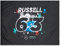 Mercedes AMG Petronas F1, 2022, George Russell, Fahrerflagge, 90 x 120 cm, offizielles Lizenzprodukt