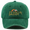 GNAHZNUXNAIX Grüner Papa Hut Männer Frauen bestickte Baseballkappe niedriges Profil Vatertag Snapback Mütze Vintage verstellbar gewaschen Unisex, Plant Daddy, Einheitsgröße