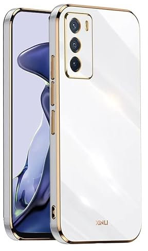 EASSGU Marco Electrochapado Funda para Vivo Y70 / Vivo V20 SE (6.44 Inches) Carcasa Protectora de Color de Silicona TPU Suave - Blanco
