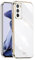 EASSGU Marco Electrochapado Funda para Vivo Y70 / Vivo V20 SE (6.44 Inches) Carcasa Protectora de Color de Silicona TPU Suave - Blanco