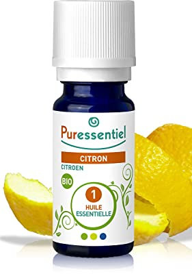 Puressentiel – Huile Essentielle Citron BIO – Contribue au soutien immunitaire – 100% pure et naturelle – HEBDD – Citrus limon – 30 ml