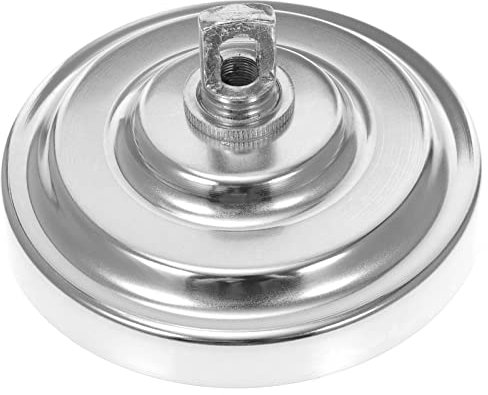 Uonlytech Kronleuchter Silber Lampensockel Flache Haken Zur Montage Aufhänger Rohr Rose Licht Kit Vintage Halter Decke Schwere Anhänger Befestigung Pflanzenplatte Abdeckung Baldachin