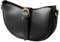 SUNLIGHT LEAVES Vintage Veganes Leder Schulter Halbmond Tasche Für Frauen Retro Lunar Geldbörse Casual Hobo Satchel Unter Arm Geldbörse Dame Handtasche, Schwarz