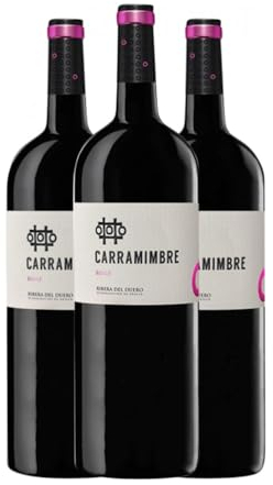 Carramimbre Ribera del Duero Roble Botella Magnum 1,5 L Vino tinto (Caja de 3 Botella Magnum de 1,5 L)