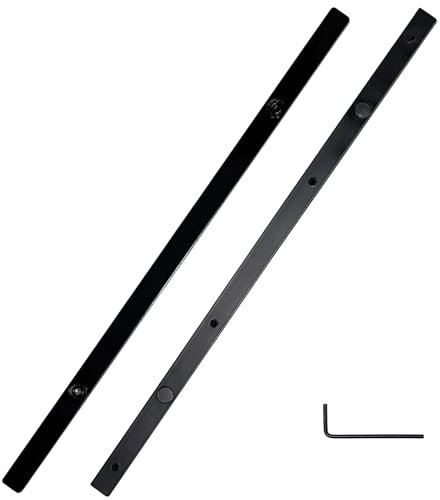 Excel Guide Rail Connector Bar Twin Pack - Compatible with Curtain Track Accessories, Plunge Saw Guide Rail Connector Bar, Guide Rail Jointer