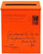 LOVIVER Zeitungshalter-Box, Briefkasten, große Kapazität, Briefkasten zur Wandmontage, Briefkasten für Haustür, Hof, Tor, Orange