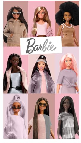 Danilo Promotions LTD Barbie Geburtstagskarte, offiziell lizenzierte Barbie-Stil Icons Geburtstagskarte für sie,