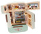 WESIEVYA 1 Satz Küchensimulation Kühlschrank Mikro Puppenhaus Kühlschrank Minikühlschrank küchenspielzeug für Kinder Kitchen Toys for Miniaturdekoration Miniatursachen Plastik