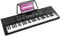 MAX KB15 Electric Keyboard for Kids, 61-Key Beginner Electronic Music Piano with Microphone, Portable Childrens Keyboard Includes 6 Months Online Lessons