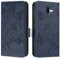 Étui à rabat pour smartphone Compatible avec Samsung Galaxy J6 Plus, étui portefeuille fin en cuir PU, étui folio à rabat, étui de protection antichoc avec porte-cartes + dragonne Étuis à rabat(Blu)