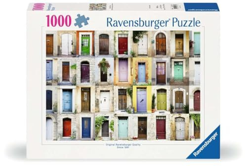 Ravensburger Puzzle 12001437 - Beautiful Doors in The Provence Region of France - 1000 Teile Puzzle für Erwachsene und Kinder ab 14 Jahren