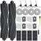 DrRobor Recambios para Dreame X40 Ultra, X40 Ultra Complete y L40 Ultra Aspiradora 2 Cepillos Principales, 4 Bolsas para el Polvo, 4 Filtros HEPA, 4 Cepillos Laterales, 4 Paños para Fregonas