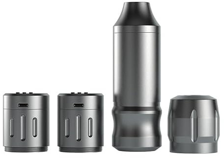 Wireless Tattoo Pen, Dual-Battery Hollow Cup Tattoo Machine, All-in-One Tattoo Equipment