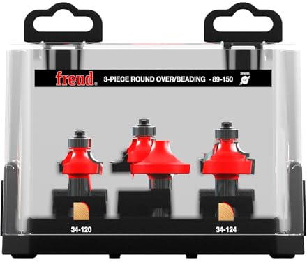 Freud 89–150: 3-teiliges rundes Bit-Set (1,27 cm Schaft)