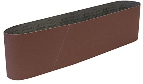 Sealey SB0018 100Grit Sanding Belt, 0 V, Brown, 150 x 1220 mm