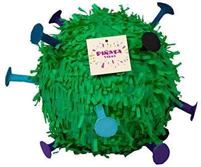 Trendario Pinata Virus, Ideal zum Befüllen mit Süßigkeiten und Geschenken - Piñata für Kindergeburtstag Spiel, Geschenkidee, Partyspiele