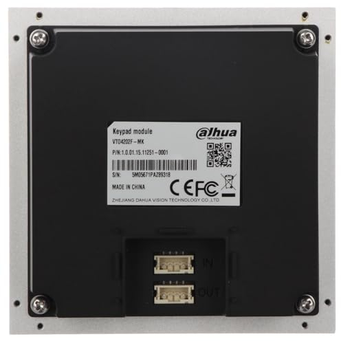 DAHUA VTO4202F-MK ESTACIÓN EXTERIOR MODULAR PARA VIDEOPPORTERO IP MIT TECLADO PARA SERIES VTO4202F-X