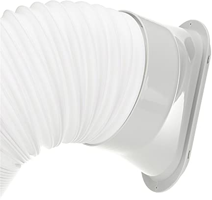 wojonifuiliy 150mm-A/C-Auspuffschlauch Verbinder, ABS Abluft-Rohr Rohrverbinder,Klimaanlagen Fensteradapter, Klimaanlage Exhaust Hose Coupler- Klimaanlage Schlauch Stecker