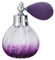 Sonew Bombilla de vidrio Botella de perfume vintage, Botella de perfume de atomizador recargable de vidrio retro, Atomizador de botella de aerosol vacía, 90 ml