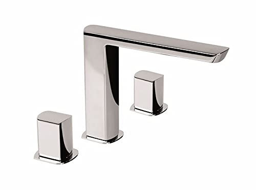 Rubinetto Gruppo Lavabo Lavandino Bagno 3 fori Mis cromo di Palazzani Rubinetterie