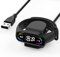 onetuo Compatible with Ama-zfit Band 5 Charger, USB Charging Cilp Dock Replacement Charger Cilp Compatible with Ama-zfit Band 5 Fitness Tracker (Black)