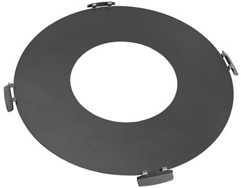 Cook King Grillplatte Grillzubehör für Feuerschale, Schwarz, Rund, Stahl, 102cm