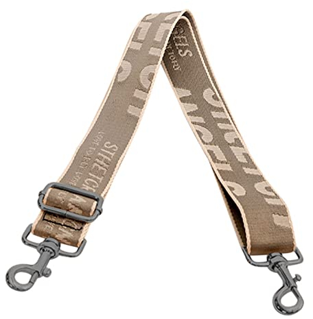 Riemen Schultergurt Ersatz Damen Canva Riemen Taschengurt Mit Haken Metall Für Tasche Geldbörse Kameratasche Clutch (Khaki)