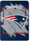 Northwest Company NFL 46 x 60 cm dimensionales Design Micro Raschel Überwurfdecke (New England Patriots)
