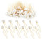 36 Stück Haarschmuck Perlen Haarnadeln Hochzeit U Form Braut Haarschmuck Haarnadeln Perlen Groß Haar Clip Perlenhaarnadel Brautjungfer Für Frauen Mädchen Hochzeit Ball Haarschmuck Zubehör
