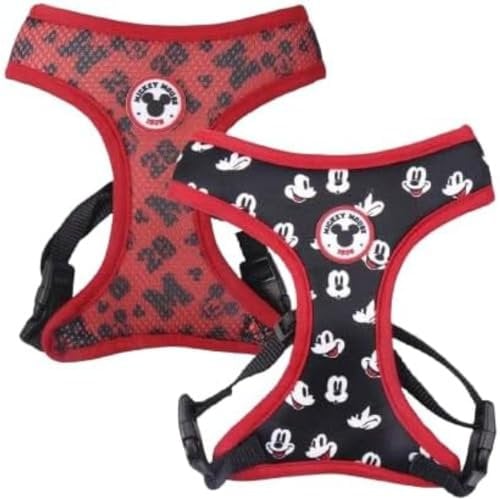 CERDÁ LIFE'S LITTLE MOMENTS - For Fan Pets | Mickey Mouse XS-S Dog Harness - Official Disney License