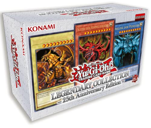 YuGiOh! Legendary Collection: 25th Anniversary Edition - DEUTSCH - Yu-Gi-Oh! Karten NEU + Arkero-G 100 Small Soft Sleeves