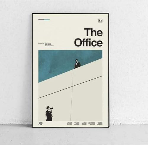 BOBSLA Poster The Office Poster Serie Tv Poster Art Wall Pictures Poster E Stampe Canvas Painting Home Decor 50X70Cm Senza Cornice